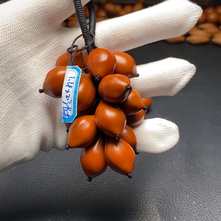 手串橄榄核1.4尺寸葡萄串原皮