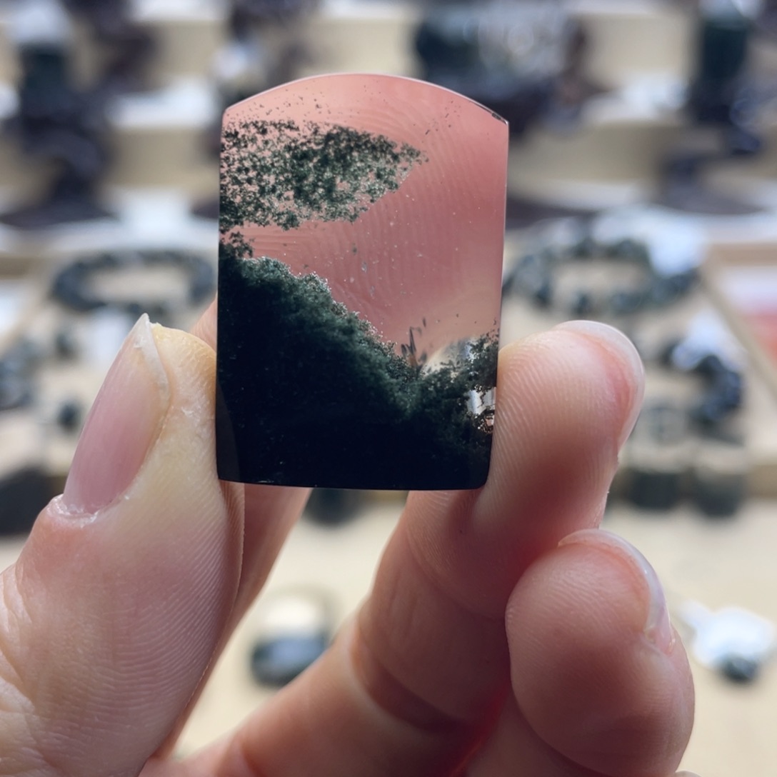 水晶颈饰未镶嵌绿幽灵聚宝盆无事牌