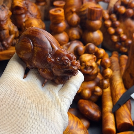 松木（琥珀木）无事牌