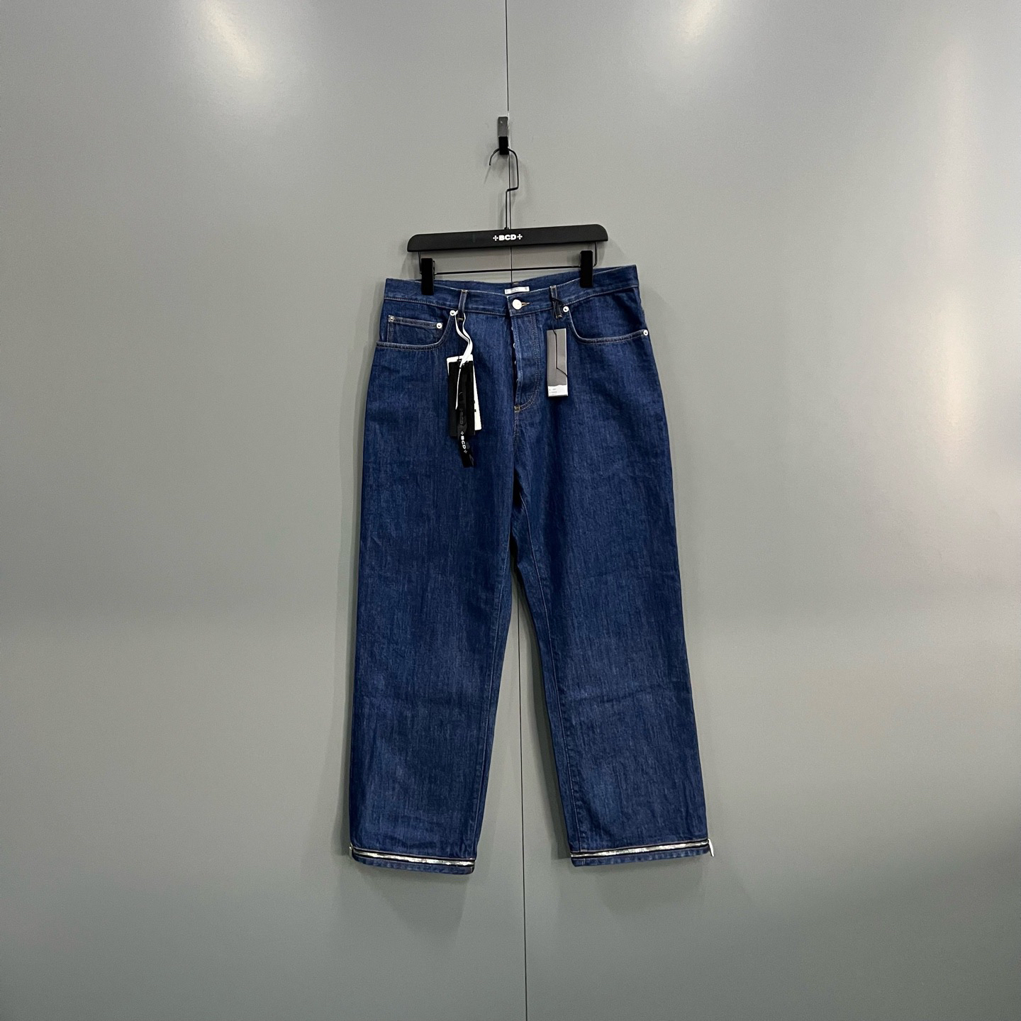 未使用 DIOR/迪奥 ab1213 020482 蓝色牛仔阔腿裤