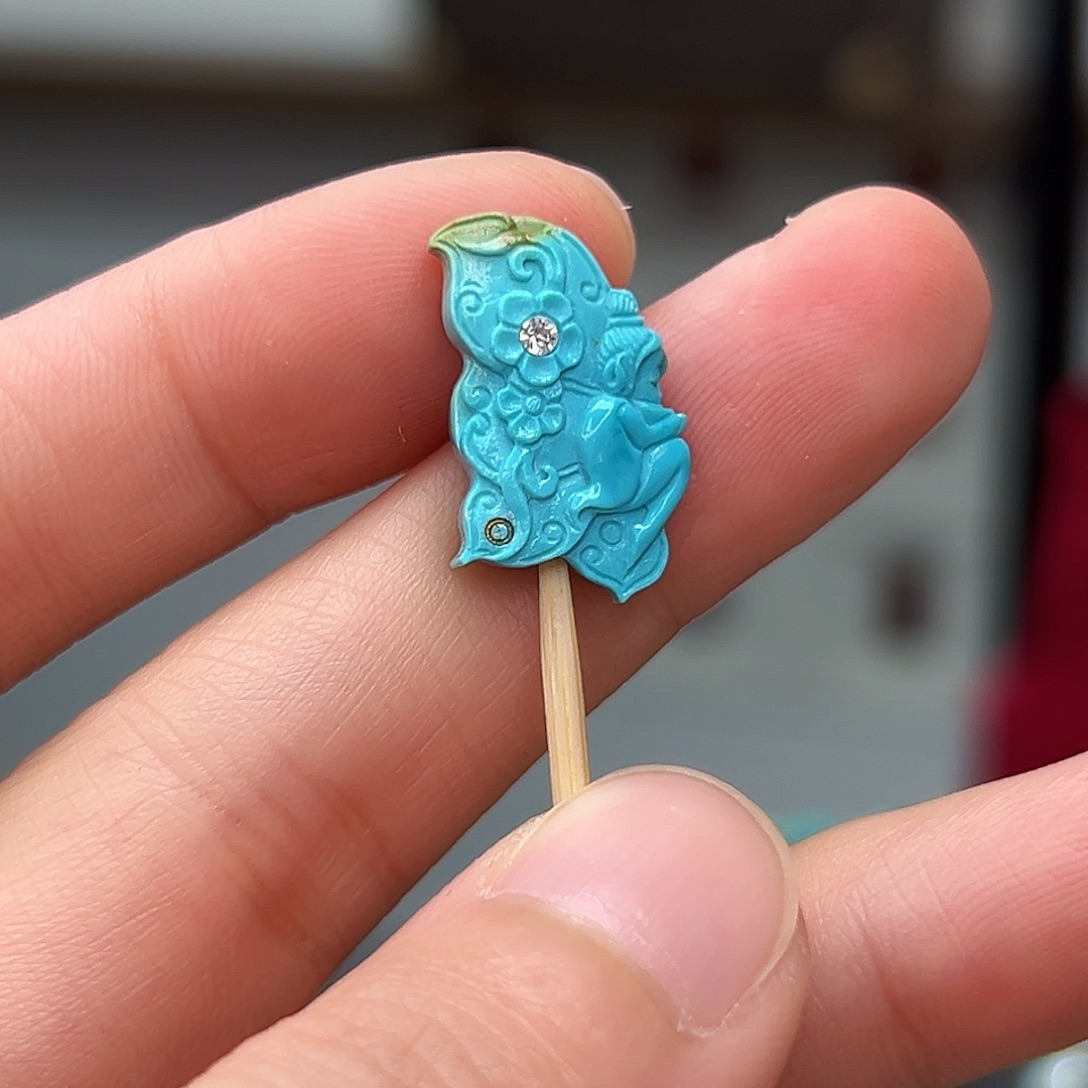 绿松石珠宝奇石未镶嵌