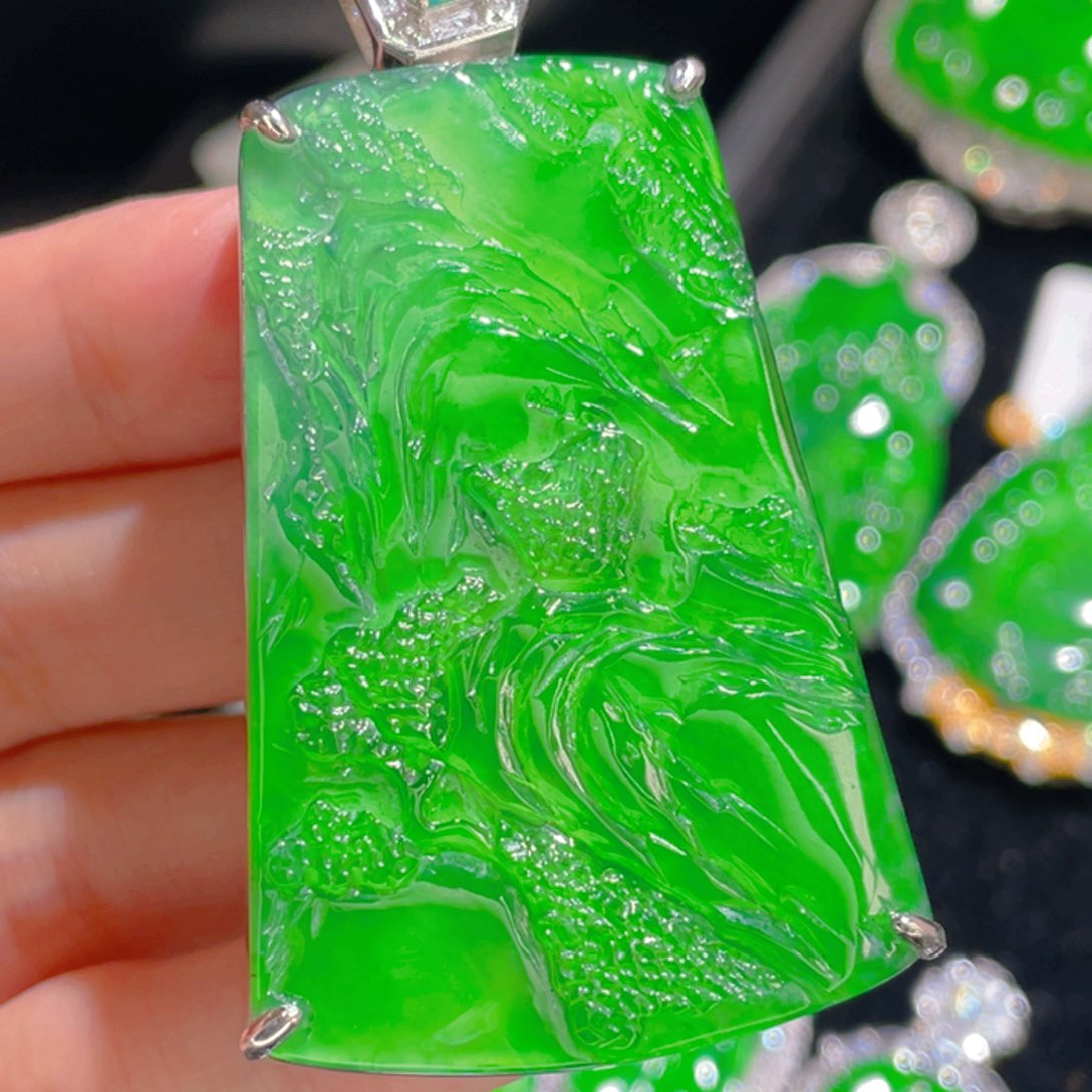 翡翠吊坠(不含链)未镶嵌