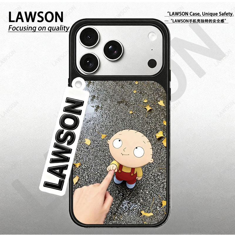 可爱饺子磨砂磁吸黑边苹果17promax/16/15华为小米防摔防汗手机壳