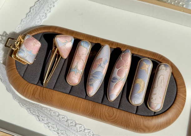 (25-100)直播间专拍宋锦定制百搭古风纯手工发饰定制发夹