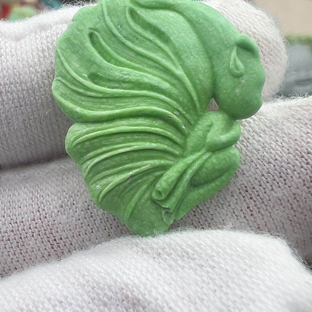 绿松石菜籽黄绿松石Z未镶嵌