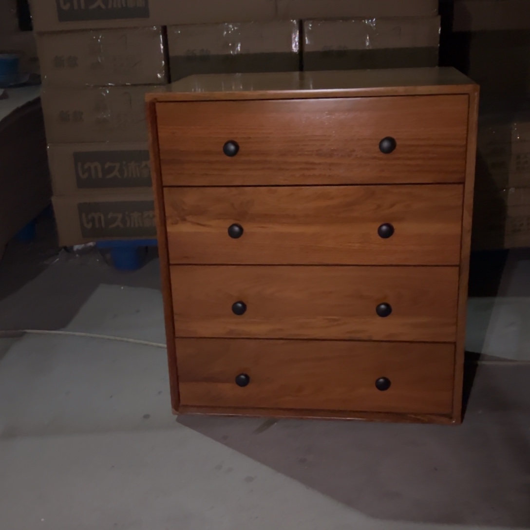 实木抽屉款糖**蜜60.4斗樱木色