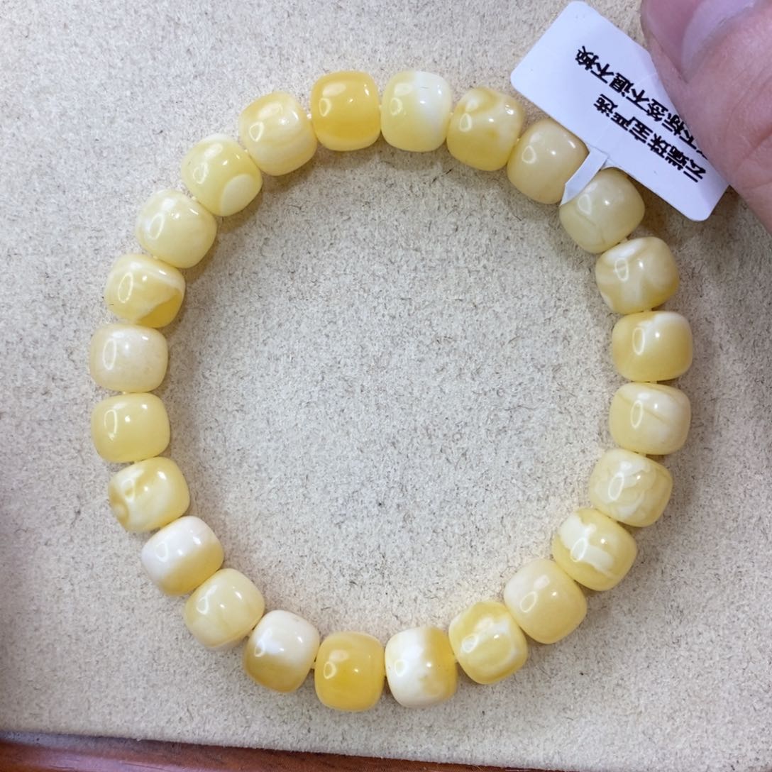 蜜蜡珠宝奇石未镶嵌9.1mm