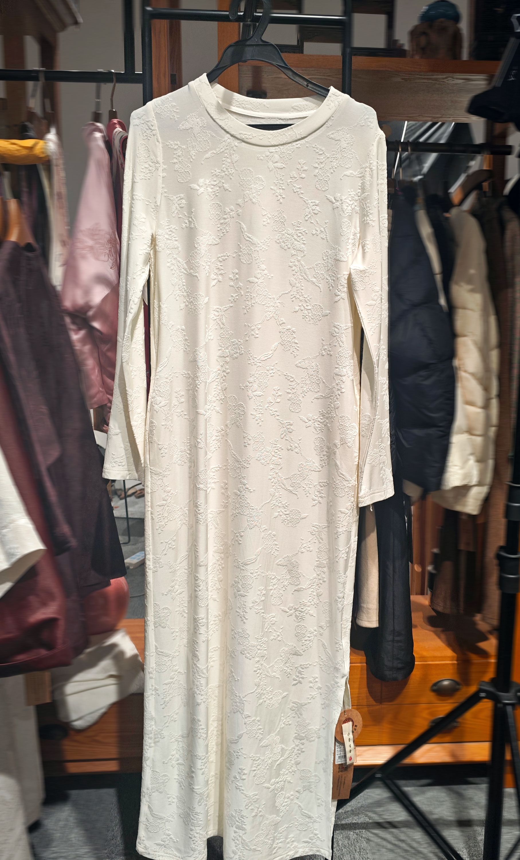 【水墨生香】原创国风新中式打底连衣裙S97285—B