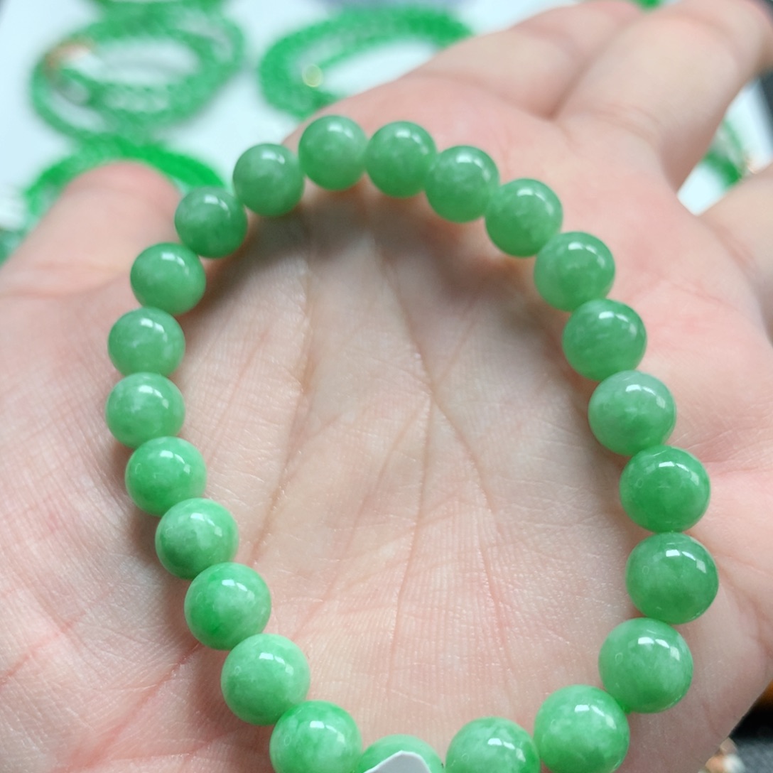 翡翠未镶嵌手链翡翠