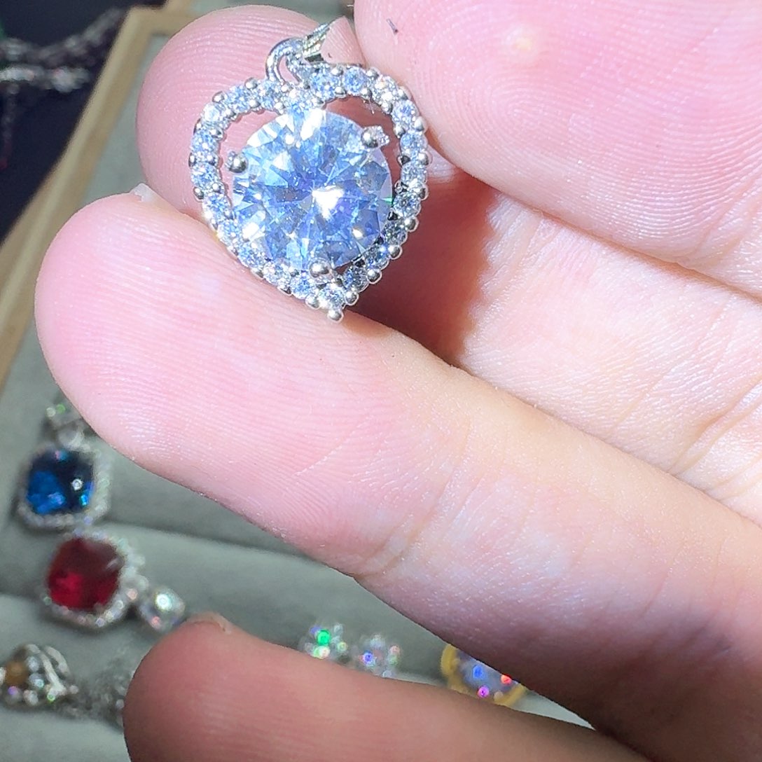 托帕石戒指银S925镶嵌