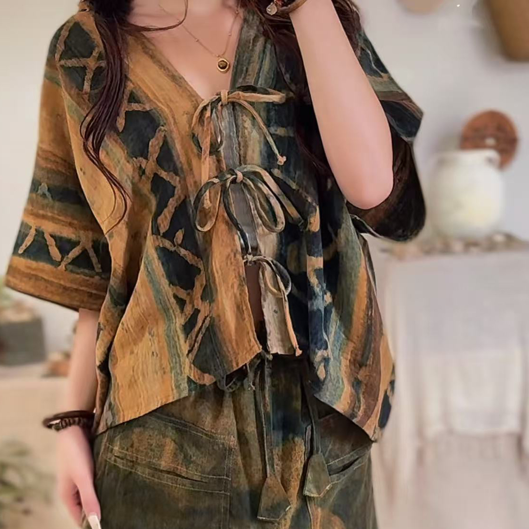 植物染｜手工上衣