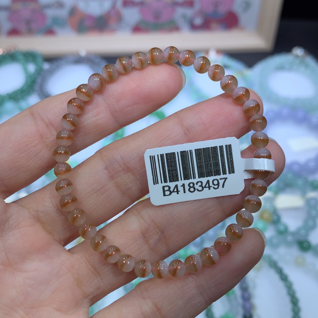 翡翠未镶嵌手链天然