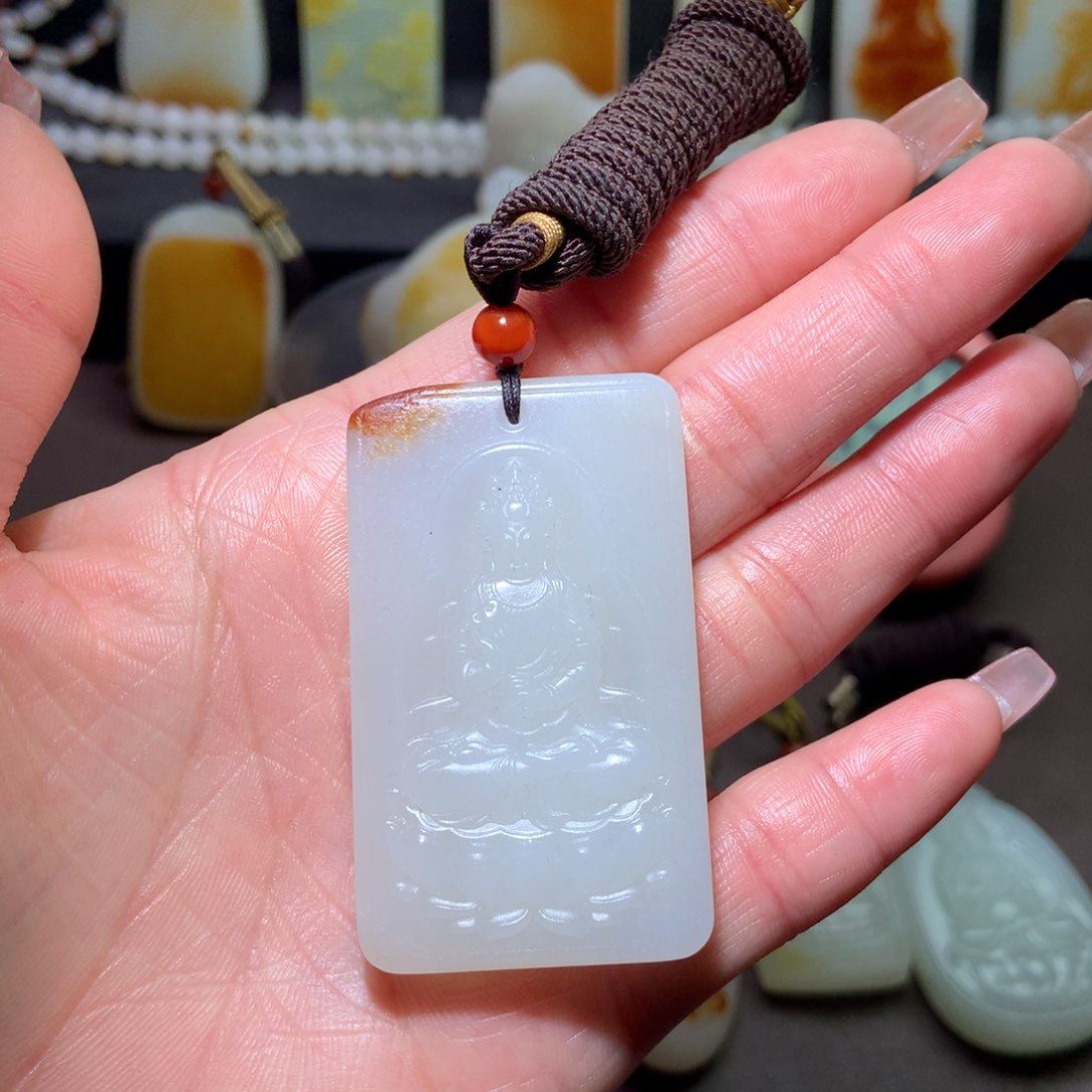 和田玉挂件未镶嵌碩**儒