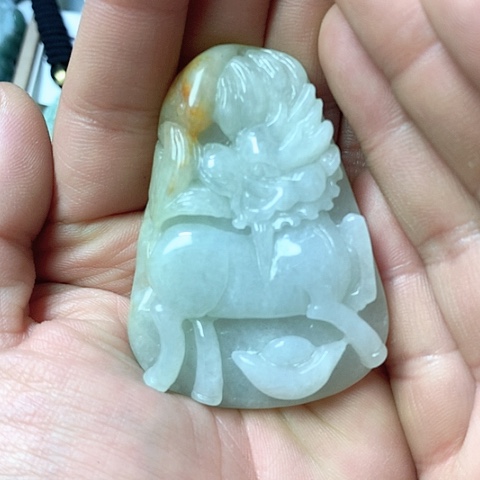 翡翠颈饰未镶嵌天然缅甸翡翠a货