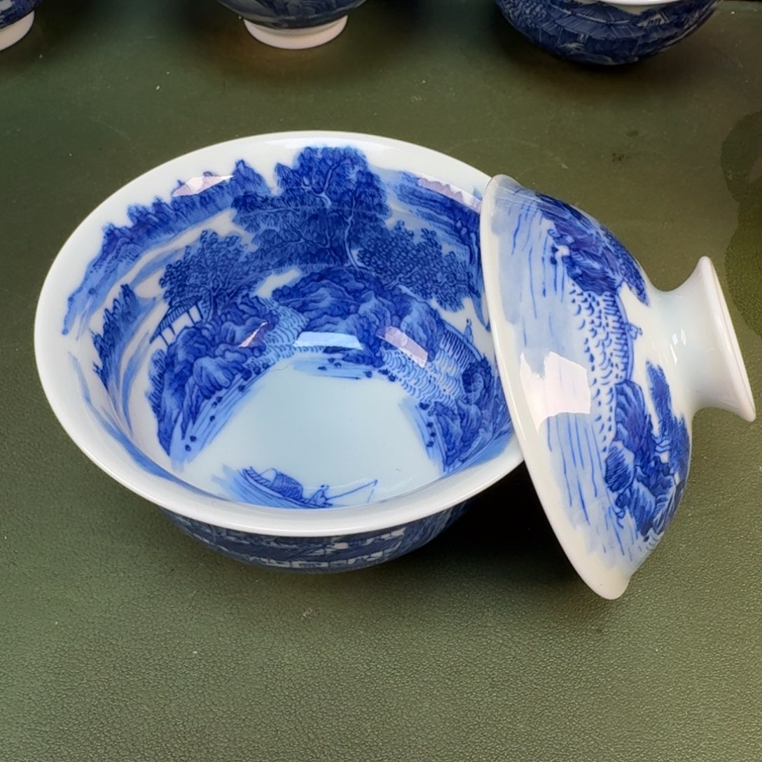 陶景德镇纯手绘茶具圆圆280