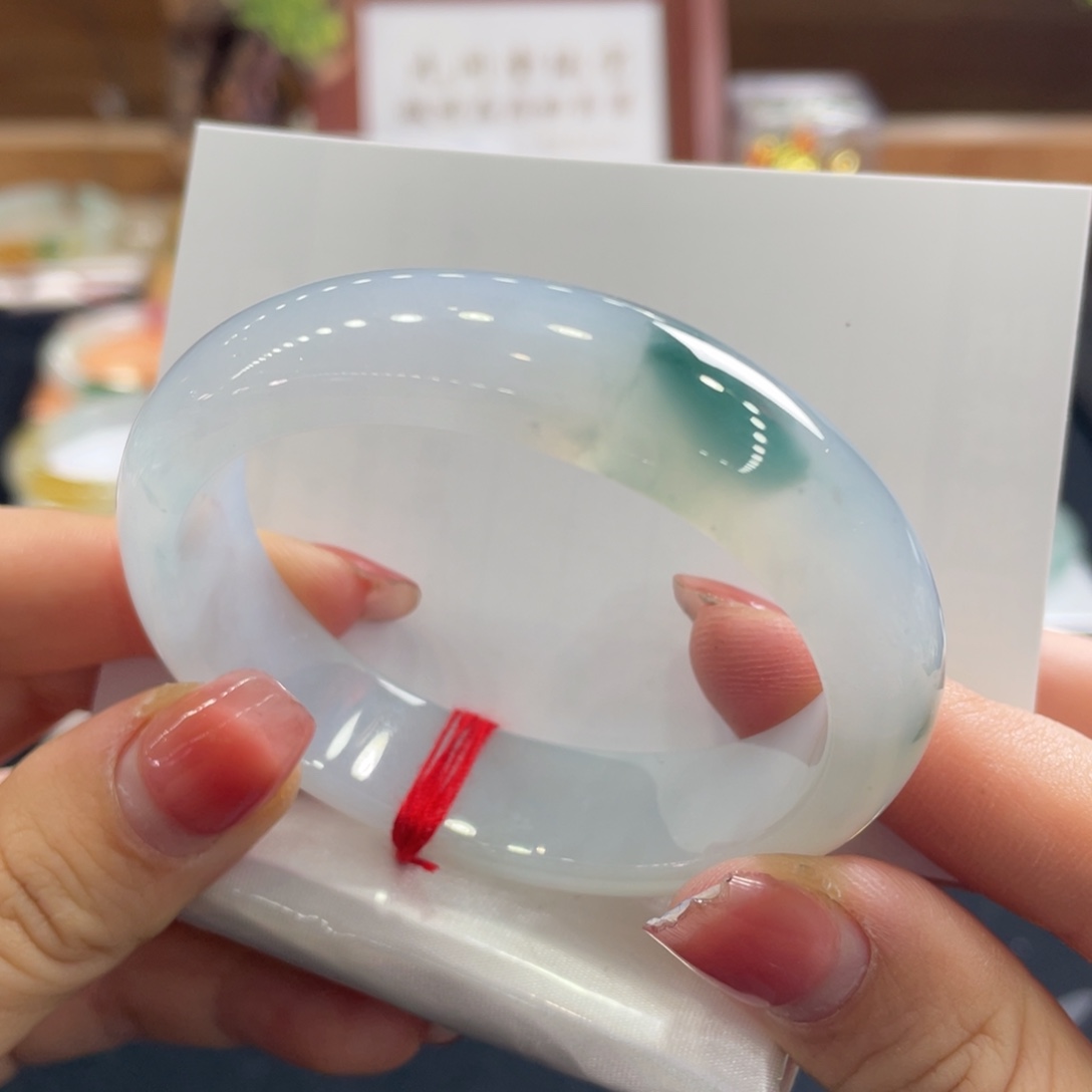 翡翠手镯未镶嵌53贵天然A货