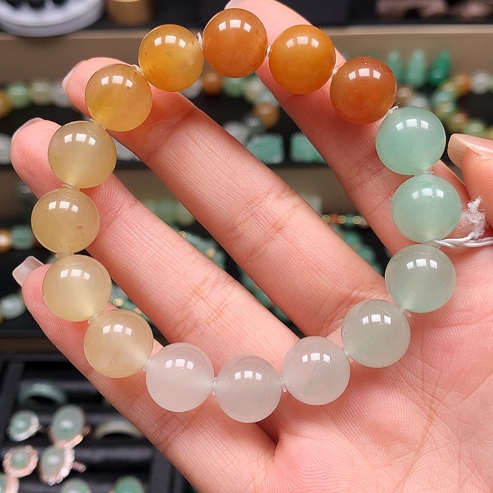 石英质玉合金手链