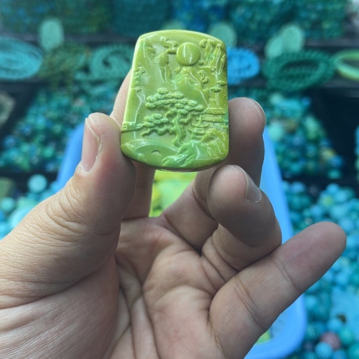 菱锰矿珠宝半成品未镶嵌