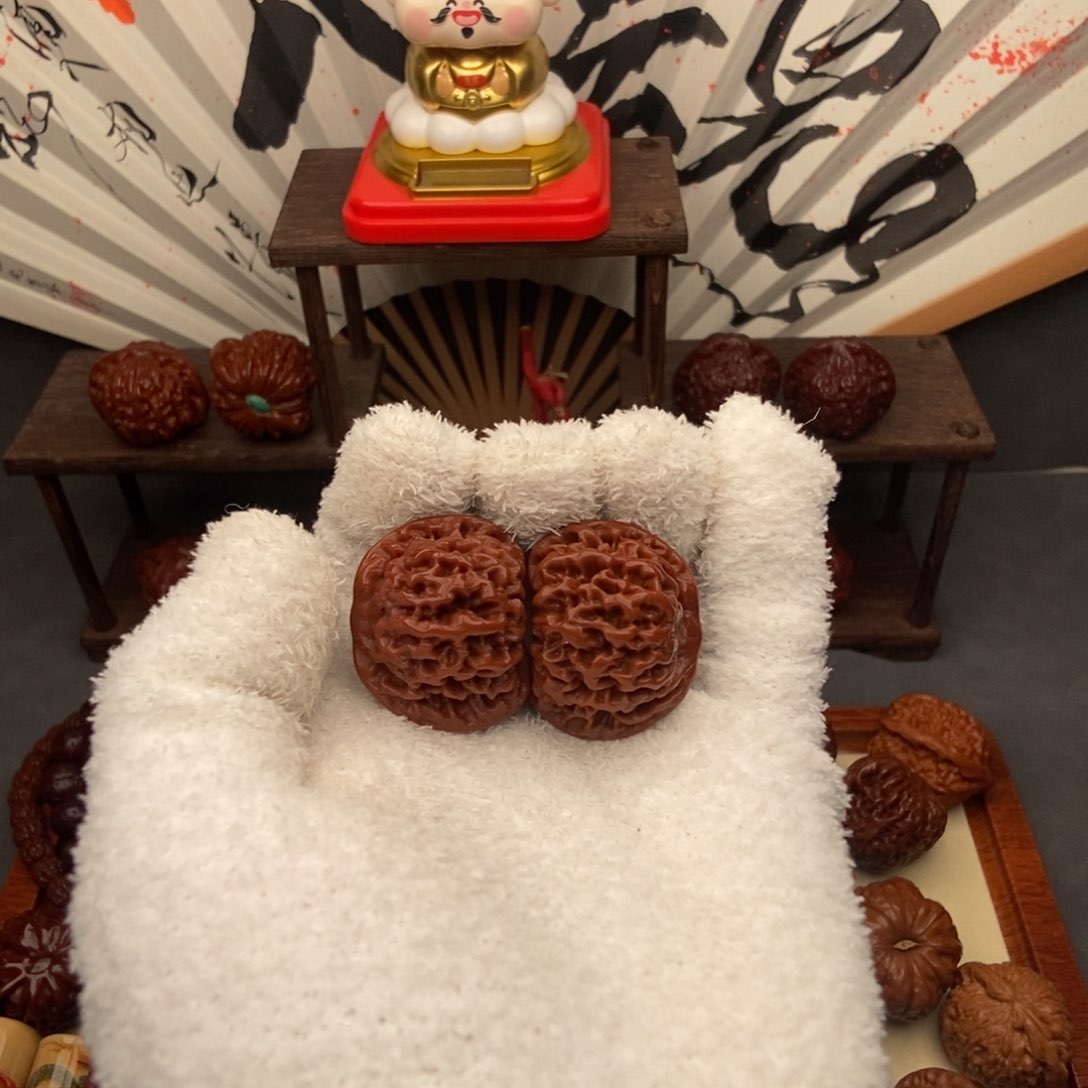 吊坠文玩核桃35全品秦闷收藏级