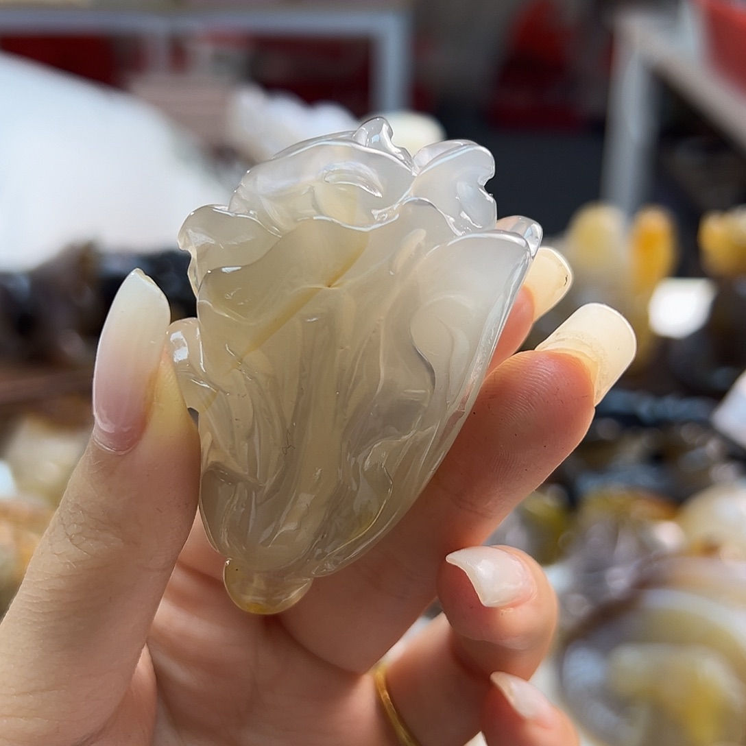 玛瑙/玉髓未镶嵌吊坠(不含链)