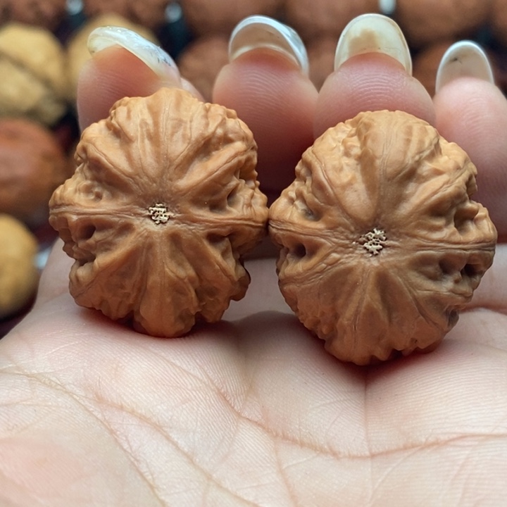 核桃精品文玩核桃手捻小粗筋