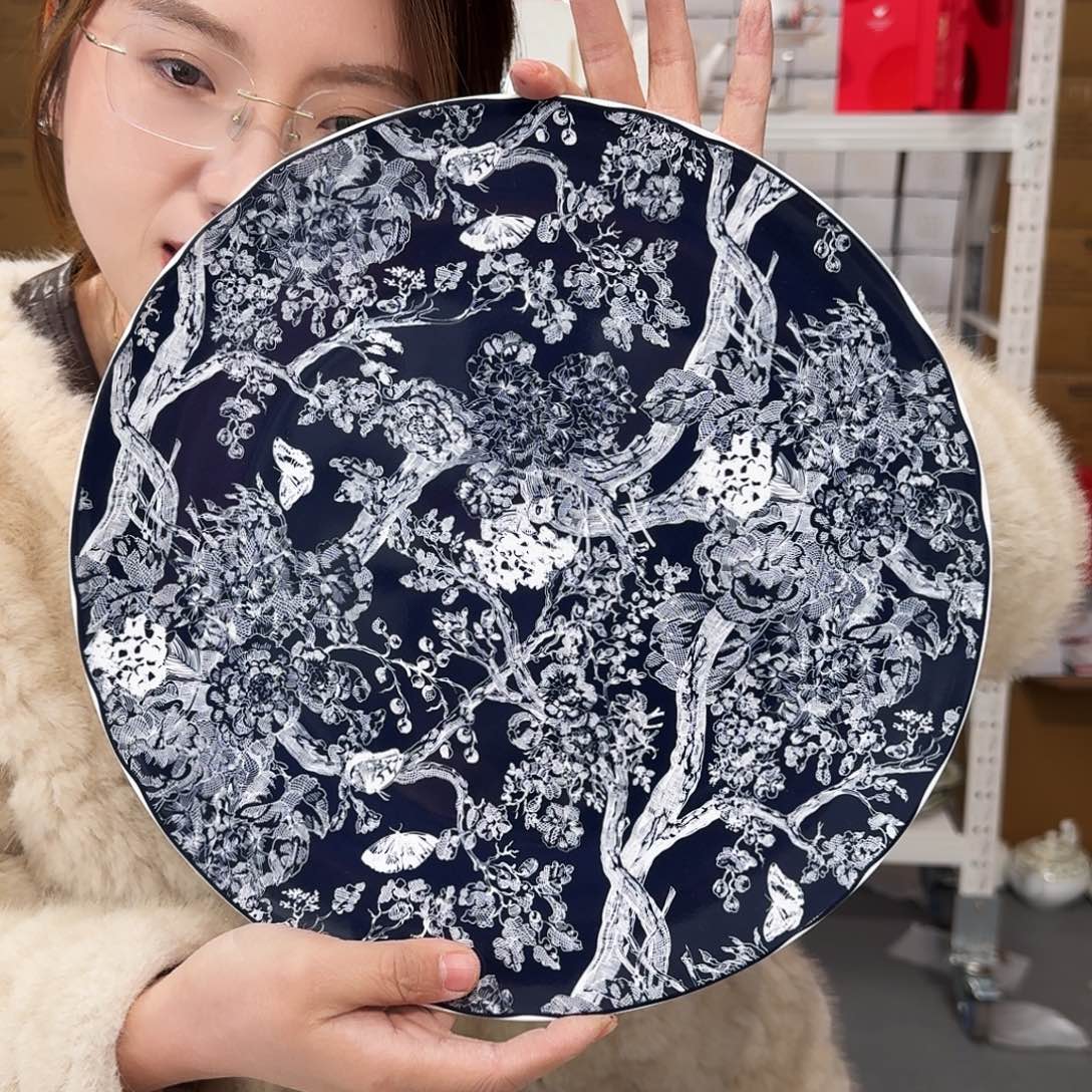 骨瓷高骨12英寸平盘30.5cm一个