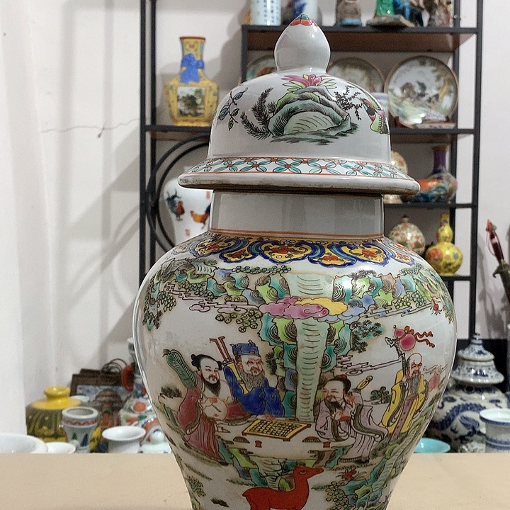 摆件陶博古架陶瓷摆件