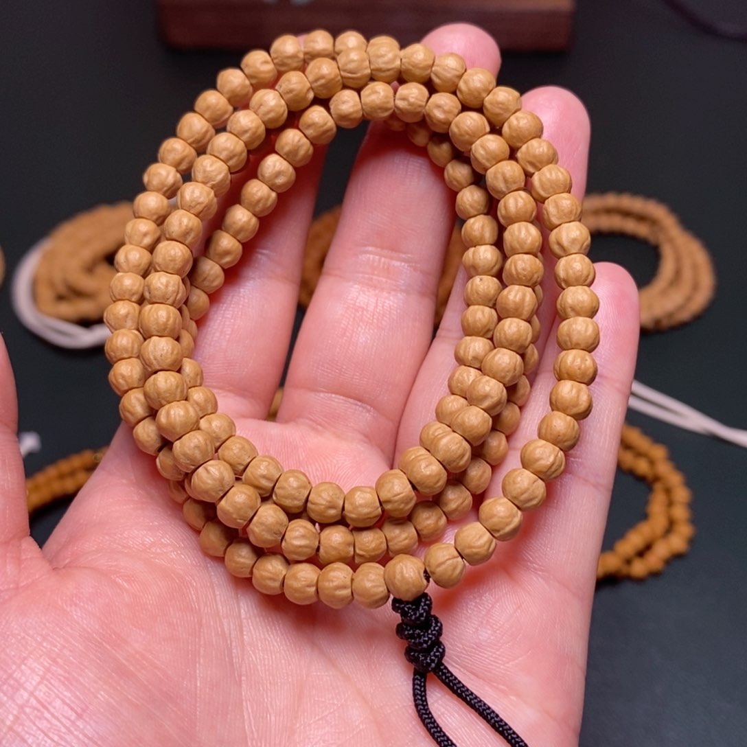 柏香籽/百香籽手串望*川果冻皮金豆