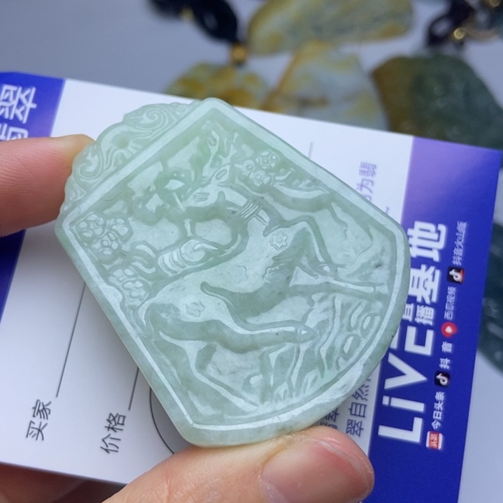翡翠颈饰未镶嵌翡翠