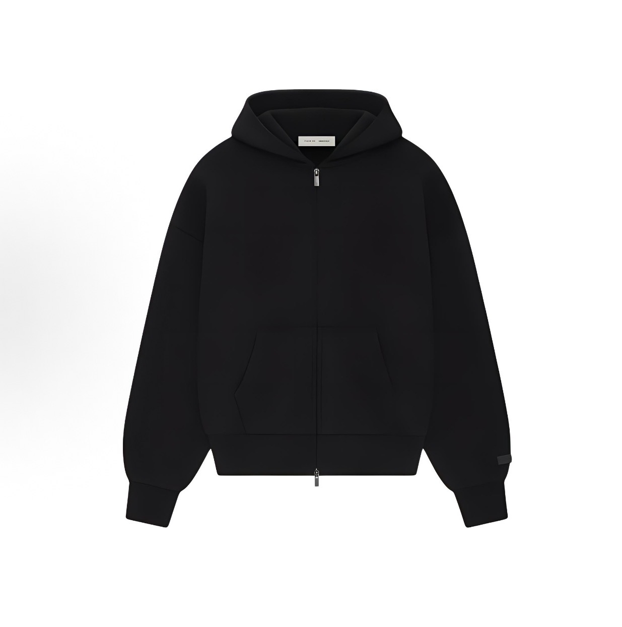 Essentials SS25 拉链宽松百搭情侣开衫连帽卫衣
