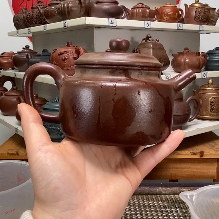 紫砂茶壶全手工制作的