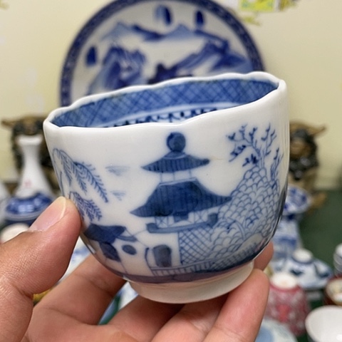 【闪购商品】碟中古工艺品回流瓷器有窑粘没款