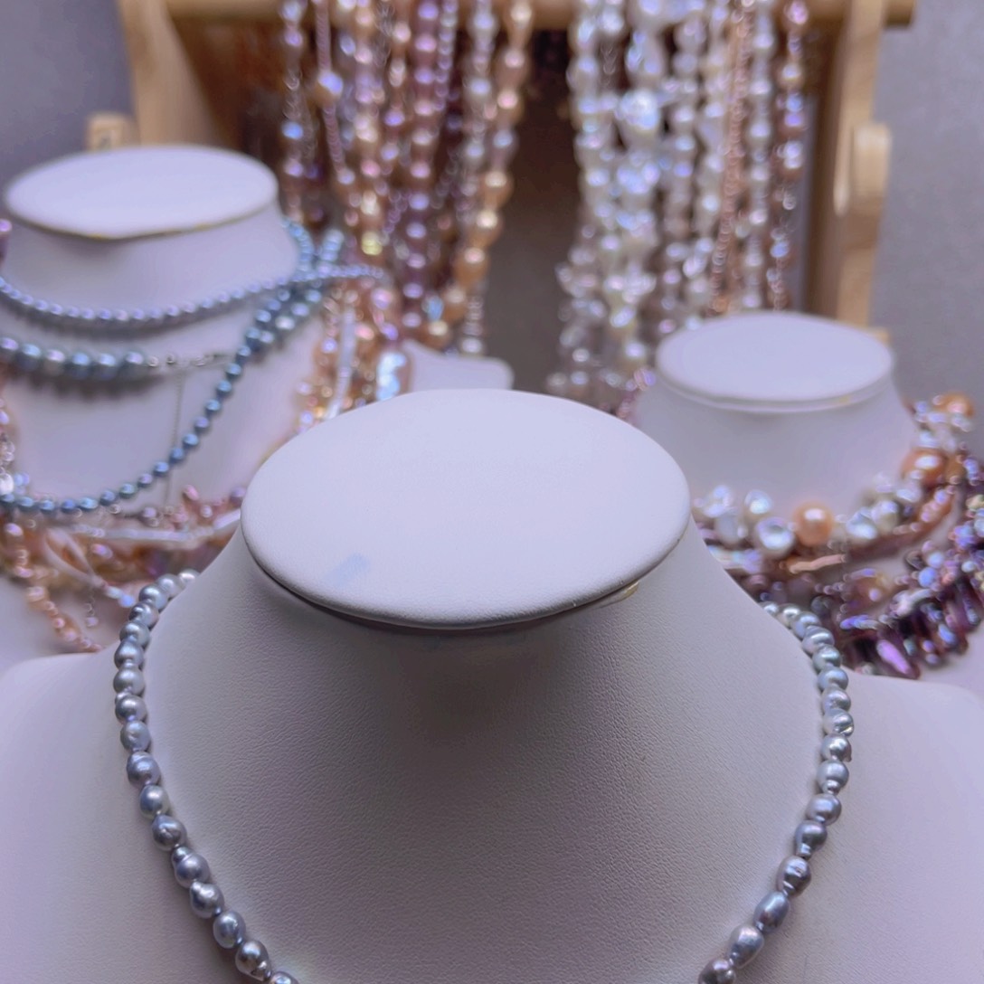 淡水珍珠手绳合金