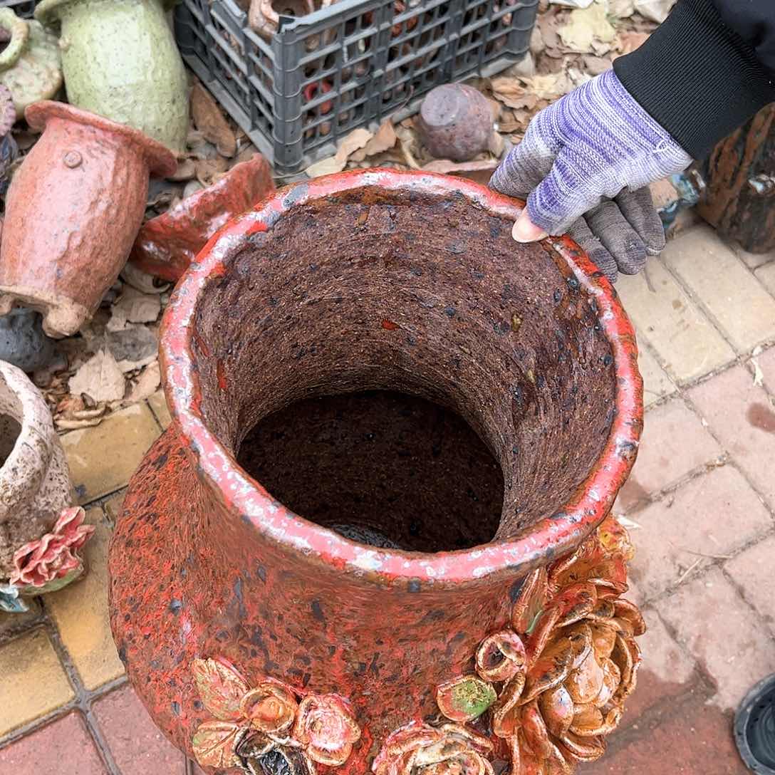 泥塑妞*古镇炻陶瑕疵