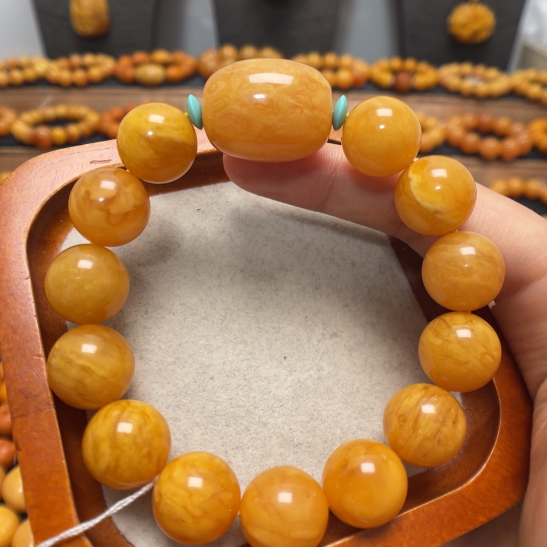 蜜蜡未镶嵌手链蜜蜡