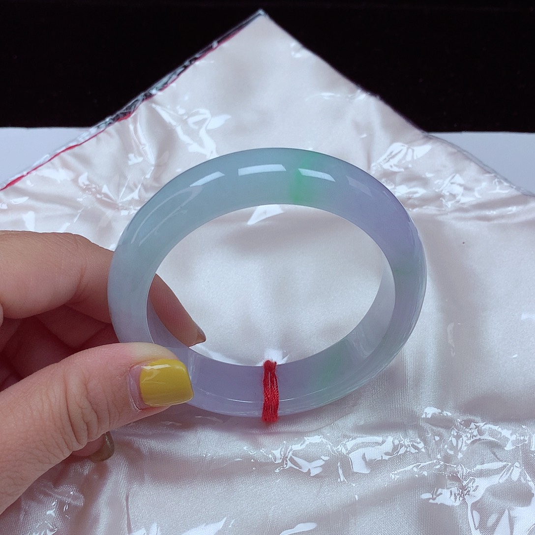 翡翠未镶嵌手镯圈口56