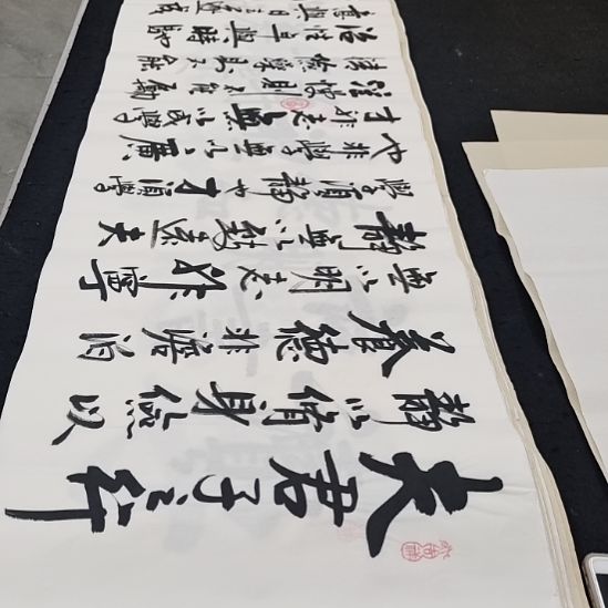 翰墨白武坤老师作品一副