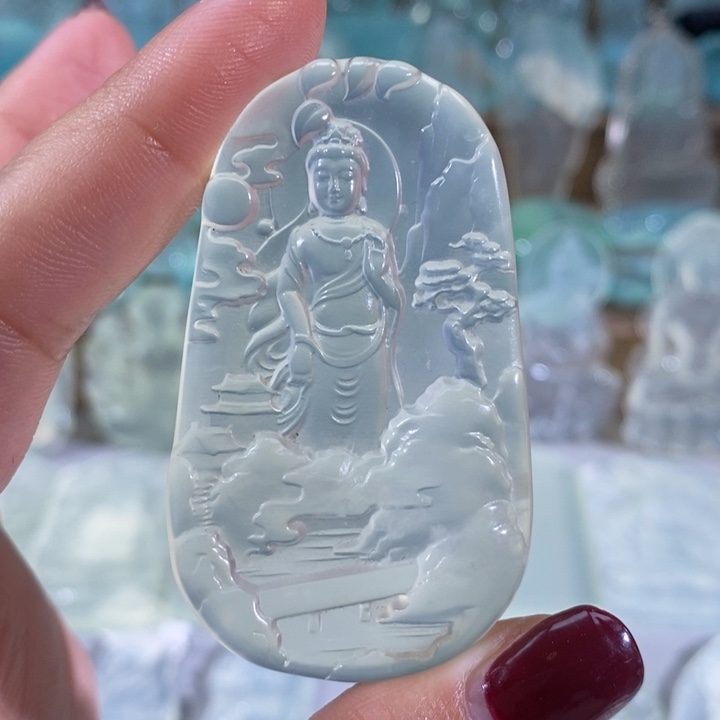 岫玉吊坠未镶嵌吊坠