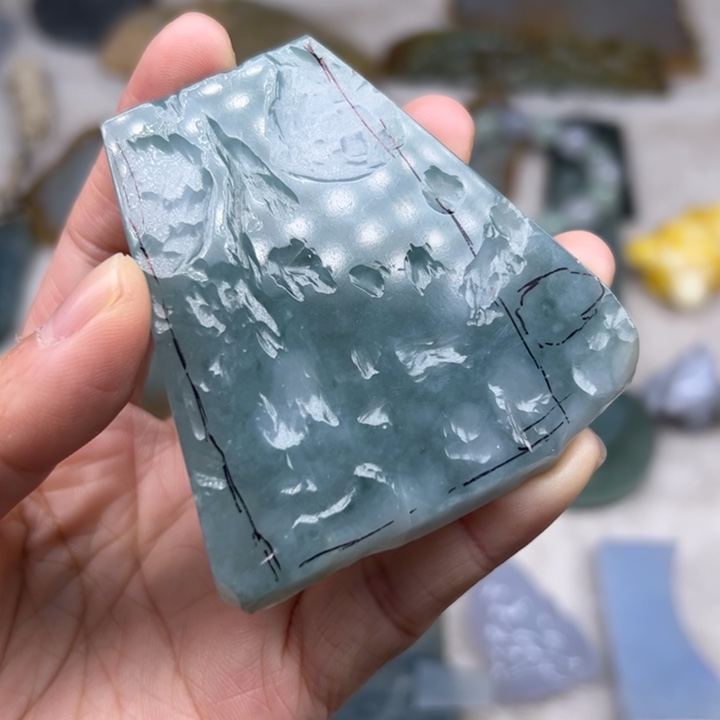 定制翡翠未镶嵌毛料