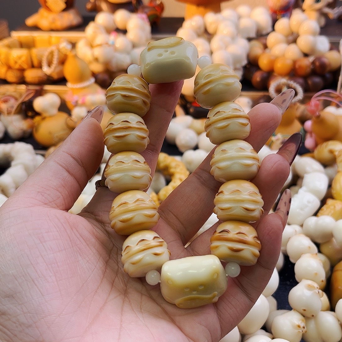 手串菩提根/象牙果汉堡双排