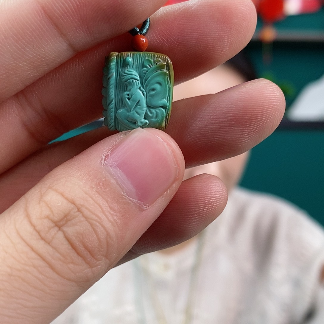 绿松石珠宝奇石未镶嵌