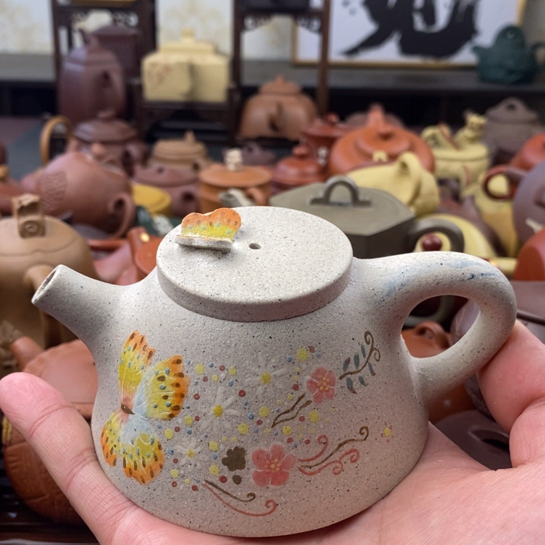 微瑕紫砂壶套装等各种