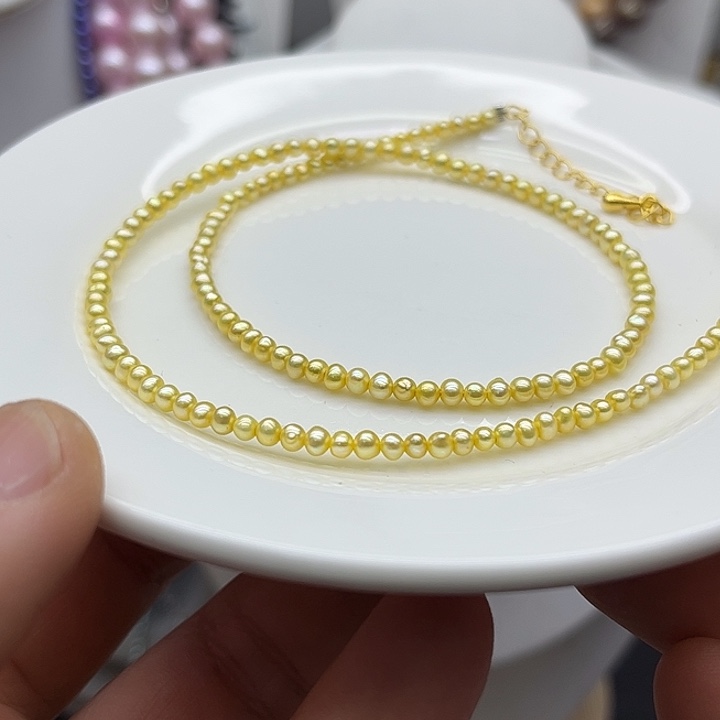 淡水珍珠未镶嵌颈饰