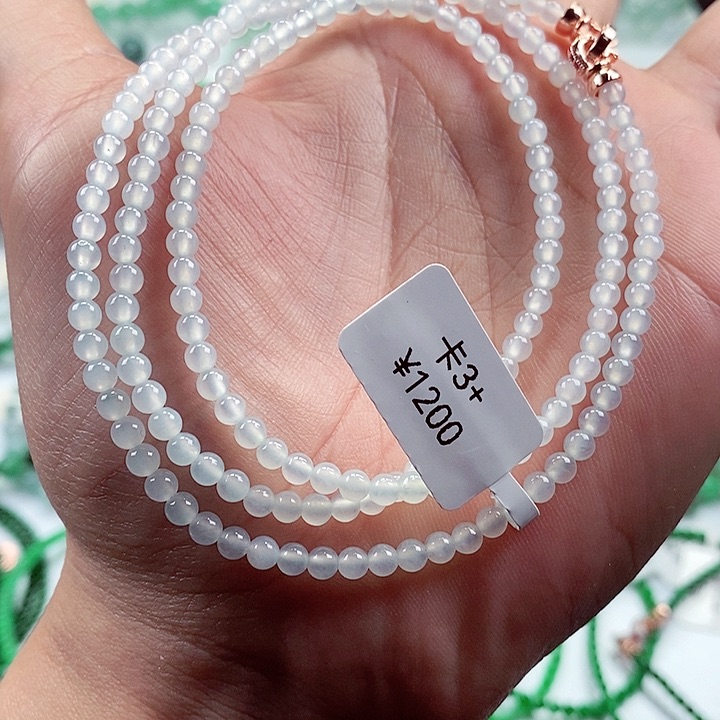 翡翠手链未镶嵌卡3+