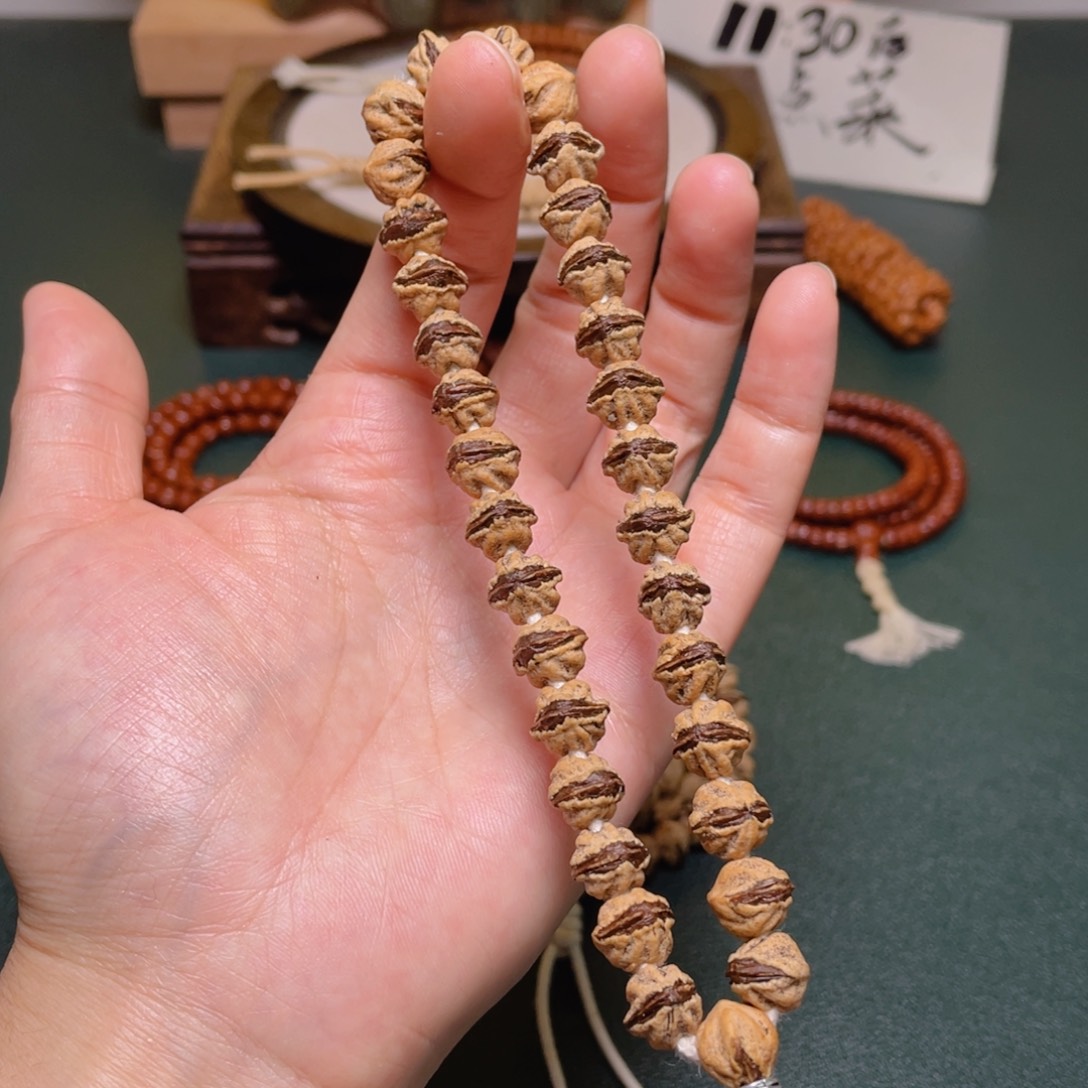 柏香籽/百香籽吊坠红牙横打手持