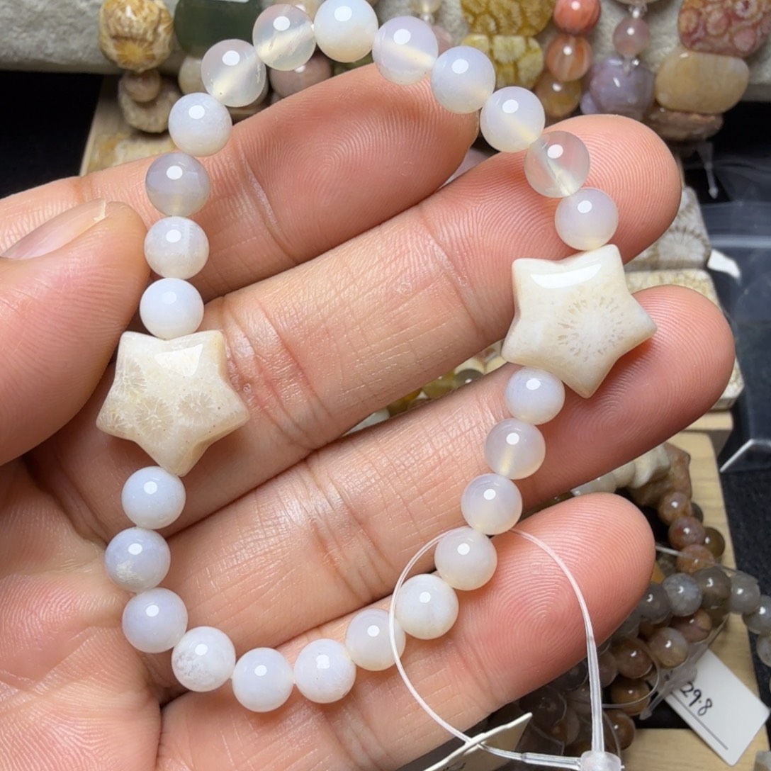 硅化玉未镶嵌天然有机玉石保真色