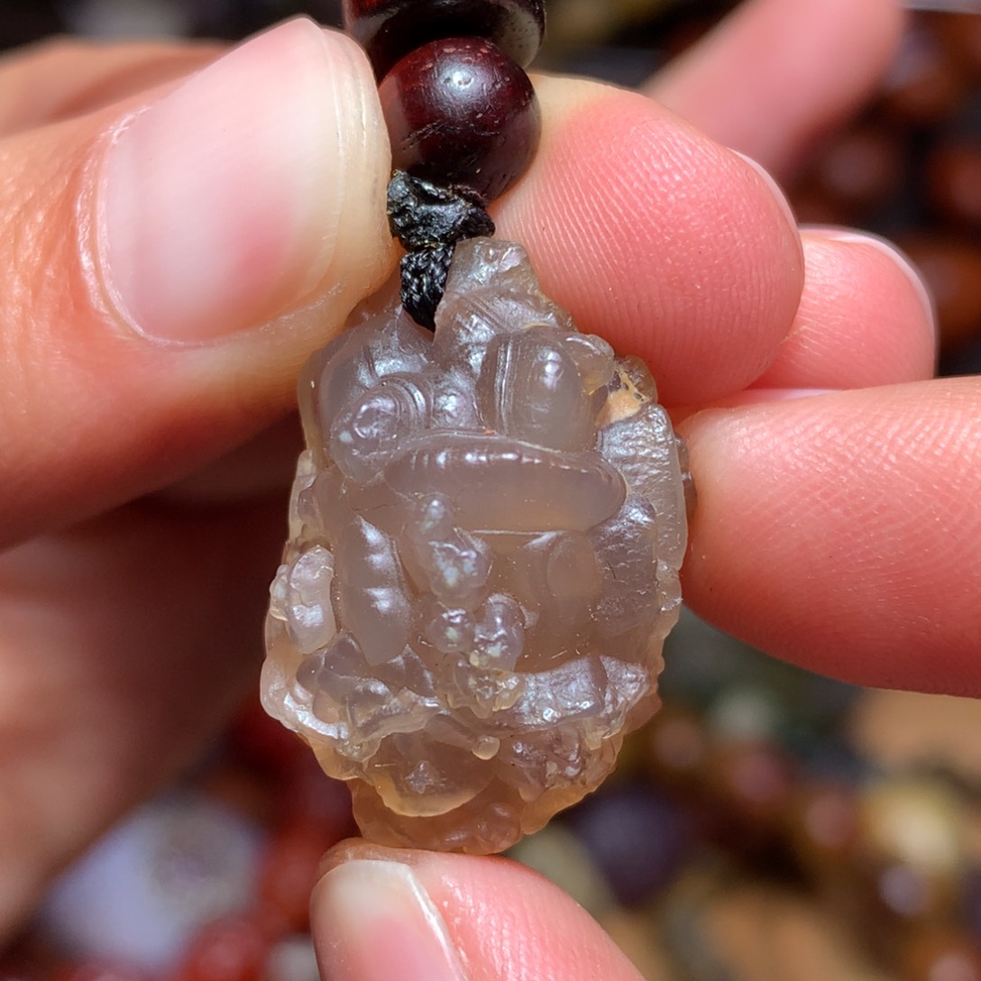 未镶嵌玛瑙/玉髓珠宝半成品