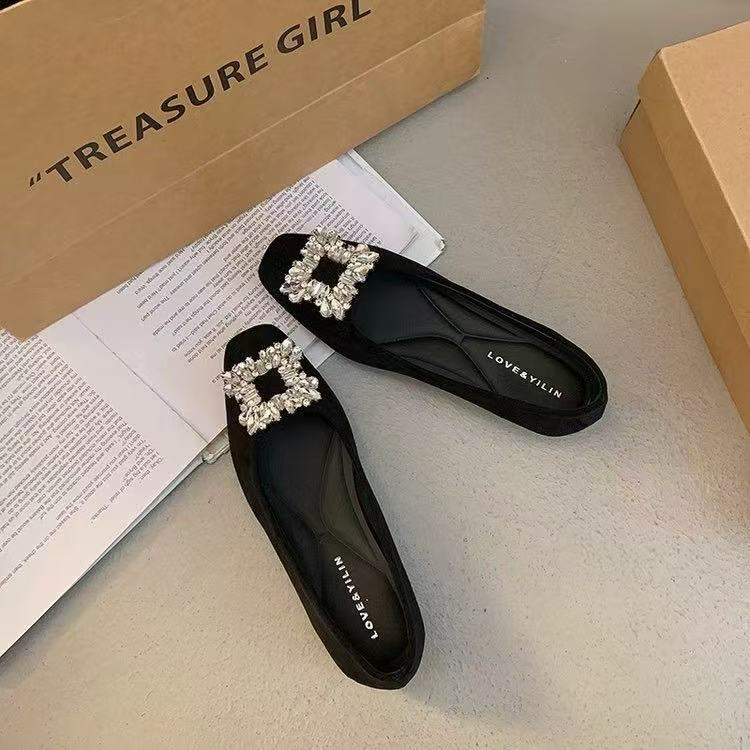 5161时尚百搭优雅显瘦平底超软小单鞋2516-1