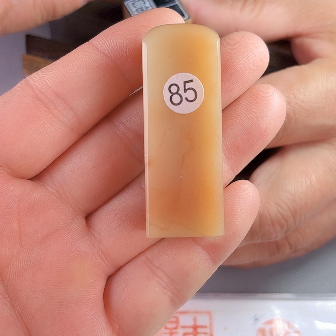 寿山石印石老挝石85号1.9厘米