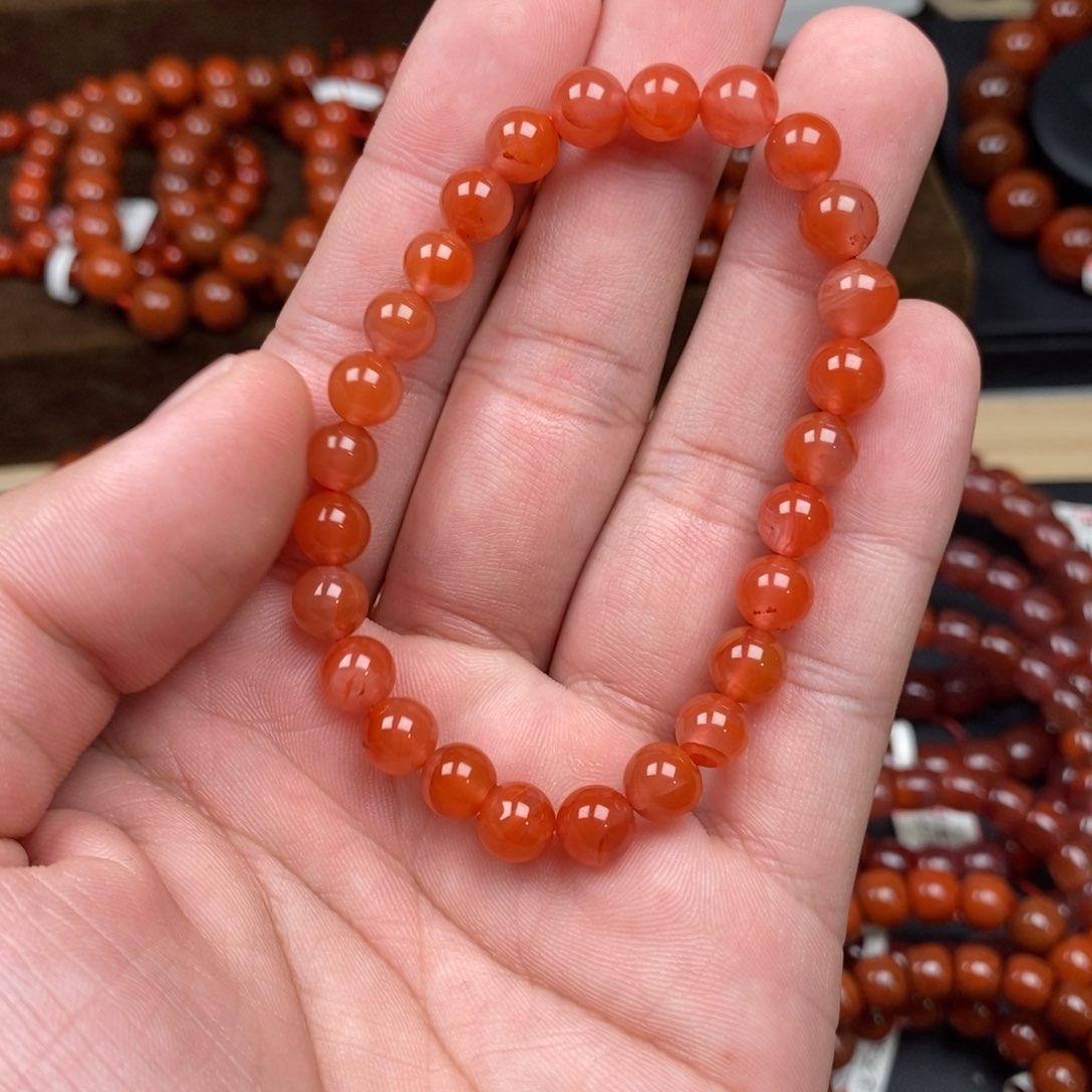 未镶嵌手串南红玛瑙7mm